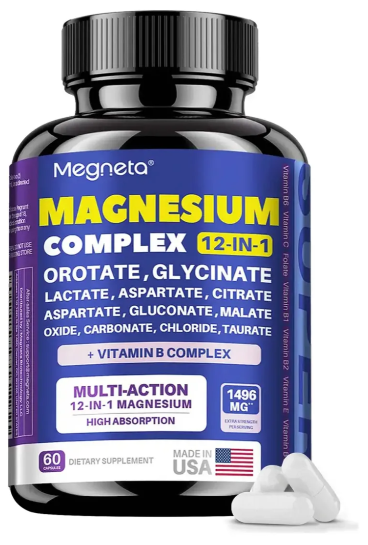 Magnesio 12 en 1: relajación, músculos y bienestar diario en una sola formula