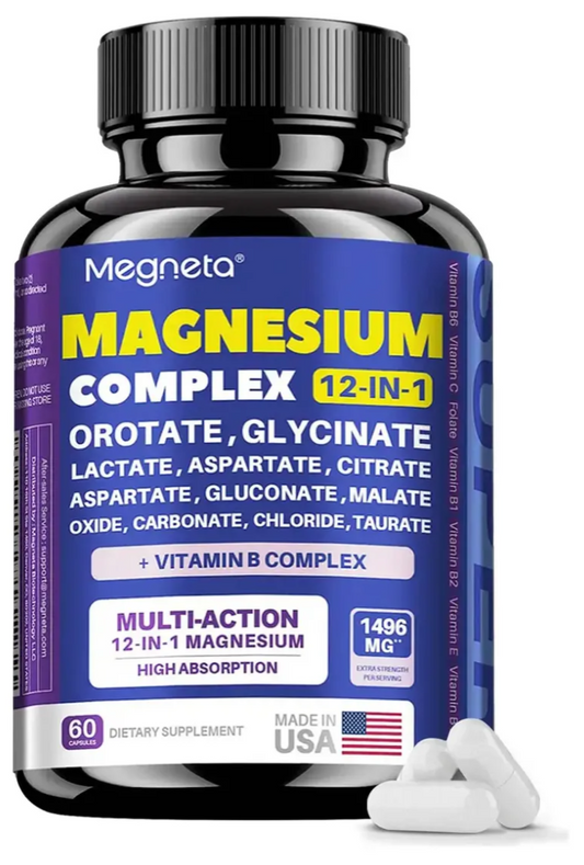 Magnesio 12 en 1: relajación, músculos y bienestar diario en una sola formula